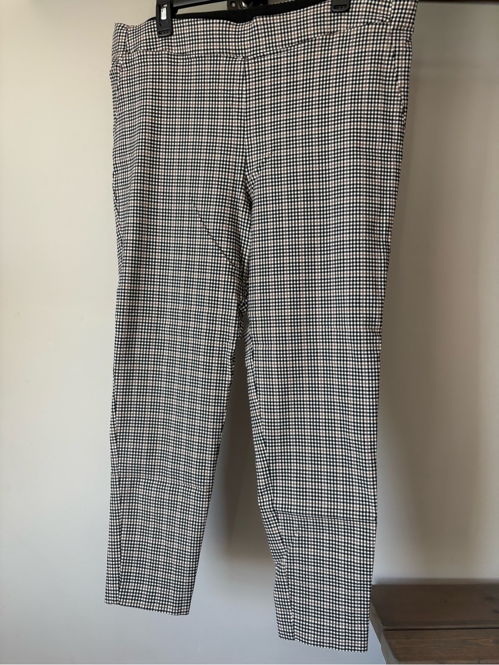 Maurices Black, Brown and White Check Ankle Pants